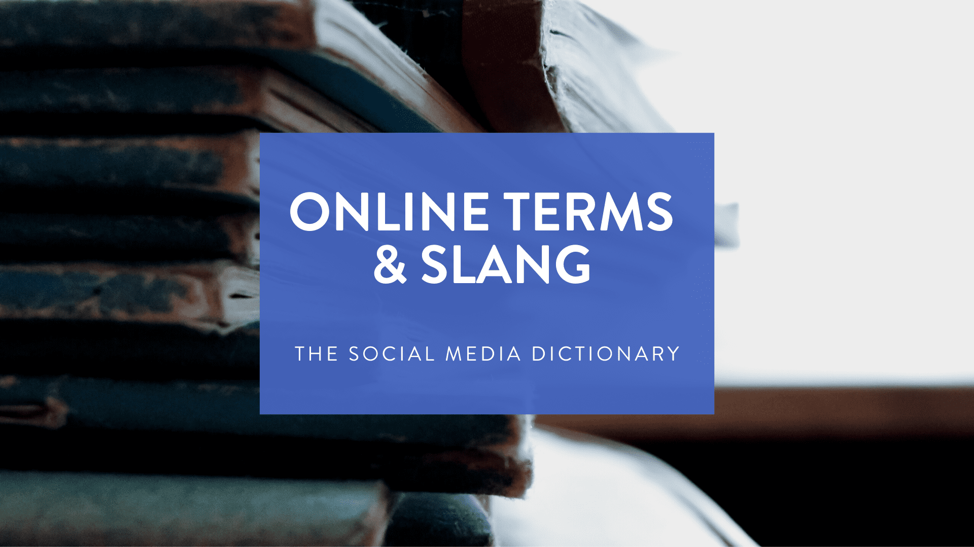 Online Terms Slang And Acronyms You Need To Know SMPerth